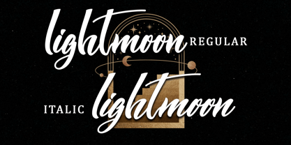 Lightmoon Font Poster 9