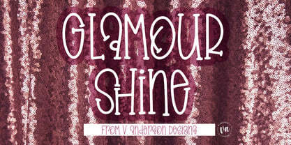 Glamour Shine Font Poster 1