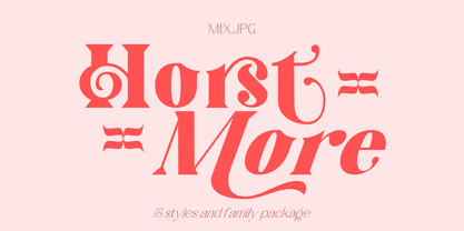 Horst More Font Poster 9