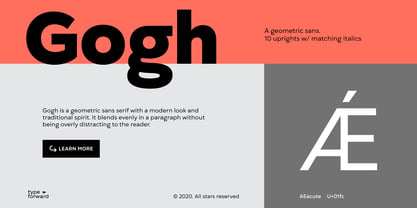 Gogh Font Poster 10