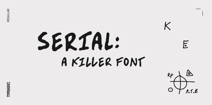 Serial Font Poster 1