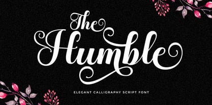 The Humble Script Font Poster 1