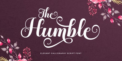 The Humble Script Font Poster 5