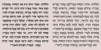 Hebrew Sefer Tanach Font Poster 3