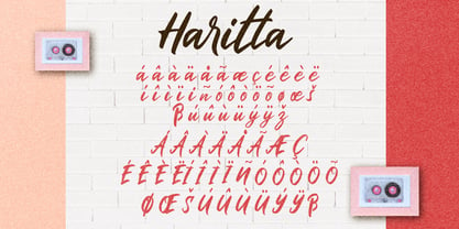 Haritta Font Poster 9