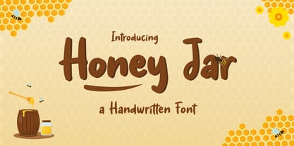 Honey Jar Font Poster 1