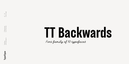 TT Backwards Fuente Póster 1