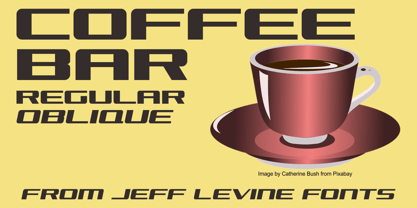 Coffee Bar JNL Font Poster 1