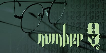 Nightshade Font Poster 8