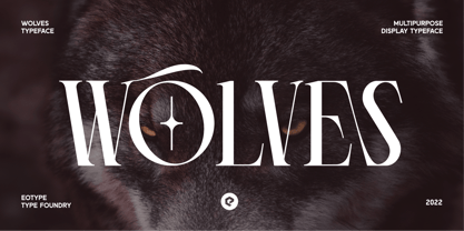 Wolves Font Poster 1
