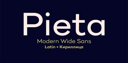 Pieta Font Poster 1