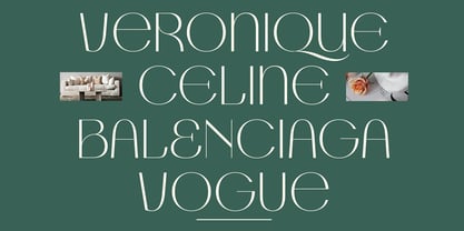 Veronika Luxurious Font Poster 7