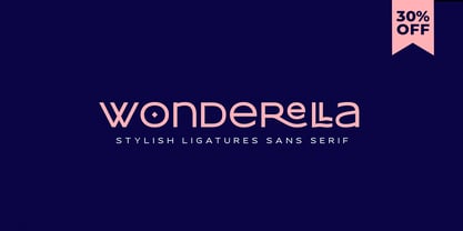 Wonderella Font Poster 8