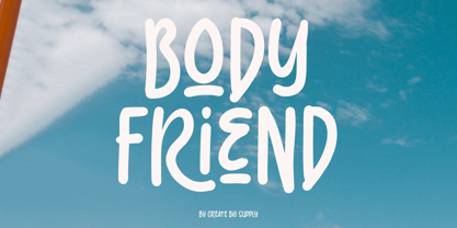Body Friend Font Poster 1