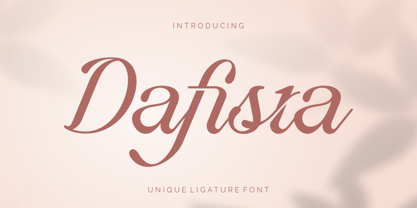 Dafista Font Poster 1