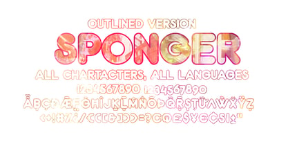 Sponger Font Poster 4
