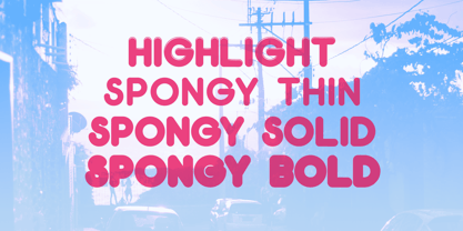 Sponger Font Poster 3