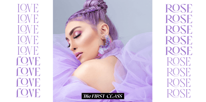 First Class Fuente Póster 2