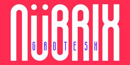 Nubrix Grotesk Fuente Póster 1