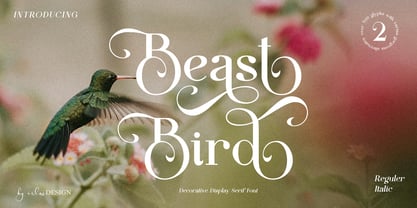 Beast Bird Font Poster 1