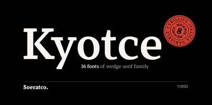 Kyotce Font Poster 1