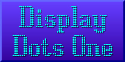 Display Dots One Font Poster 1