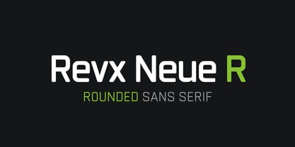 Revx Neue Rounded Fuente Póster 1