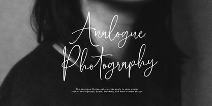 Analogue Photography Font Poster 1