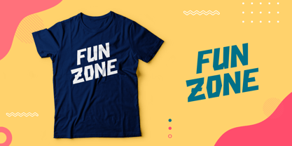Fun Zone Font Poster 5