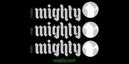 Mighty Dust Font Poster 4