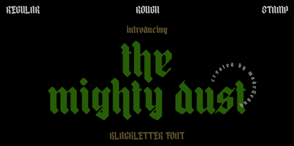 Mighty Dust Font Poster 1