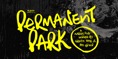 Permanent Park Font Poster 1