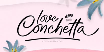 Love Conchetta Fuente Póster 1