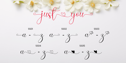Just You Font Poster 8