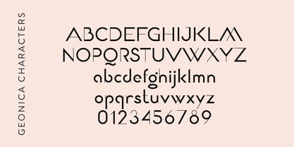 Geonica Font Poster 4