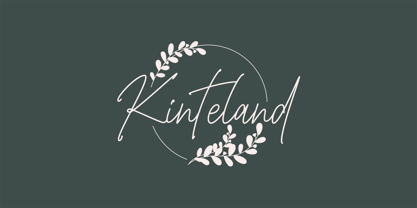 Kinteland Font Poster 9