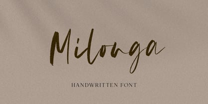 Milonga Font Poster 1