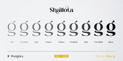 Shallota Font Poster 2