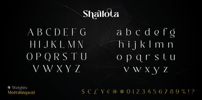 Shallota Font Poster 10