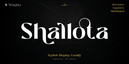 Shallota Font Poster 1