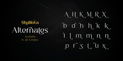 Shallota Font Poster 11