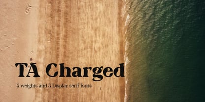 TA Charged Font Poster 1
