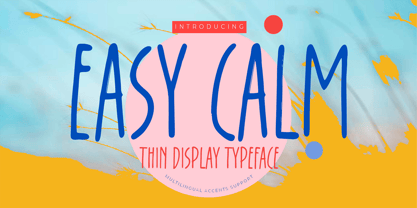 Easy Calm Font Poster 1