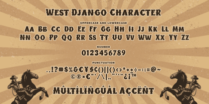 West Django Fuente Póster 5