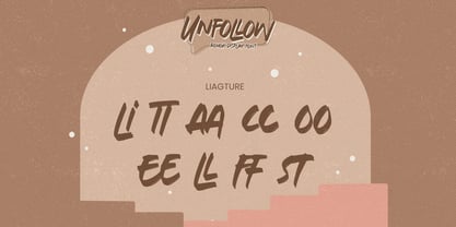 Unfollow Font Poster 7