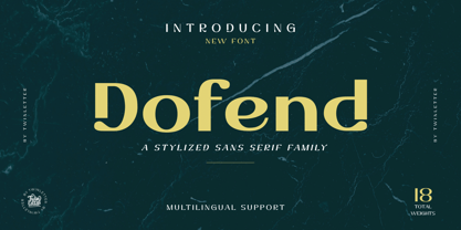 Dofend Font Poster 1