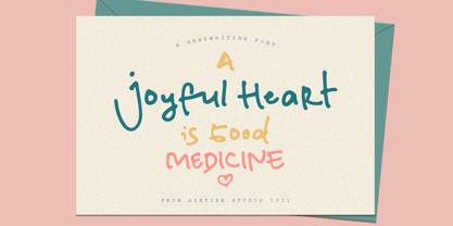Joyful Heart Font Poster 1