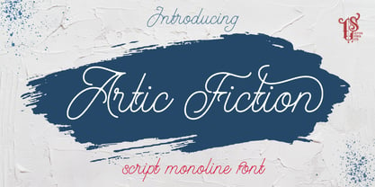 Artic Fiction Font Poster 1