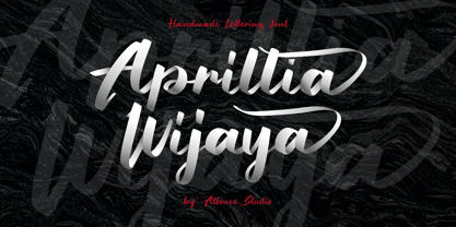Aprillia Wijaya Font Poster 1