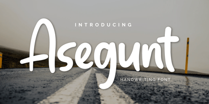 Asegunt Font Poster 1